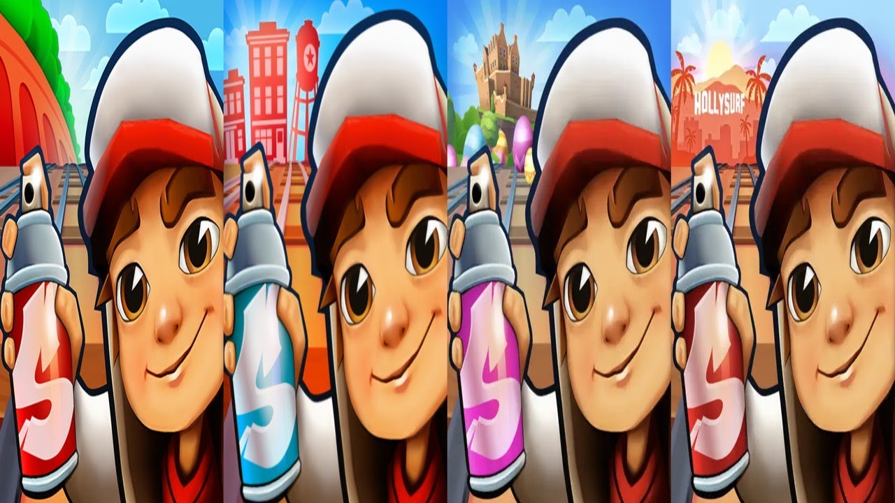 Subway Surfers : Classic 2025 🆚 Hollywood 2024 🆚 Easter Edinburgh 2023 🆚 Subway city 2022