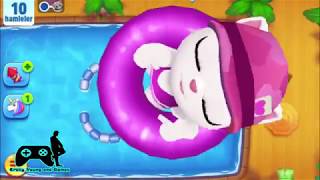 Konuşan Kedi Tom Havuzda Korsan Aqua Park Gelişiyor Android/İOS Oyun Videosu screenshot 2