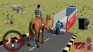 Transported Camel 🐪 and Bullet Bike 🔥 with Truck 😱 Ultimate Gaming Challenge #truck #games screenshot 1