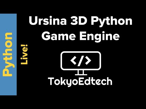 Live Coding: Ursina 3D Python Game Engine (Getting Started)