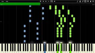 Initial D - Heartbeat Synthesia Piano MIDI //7oiij chords