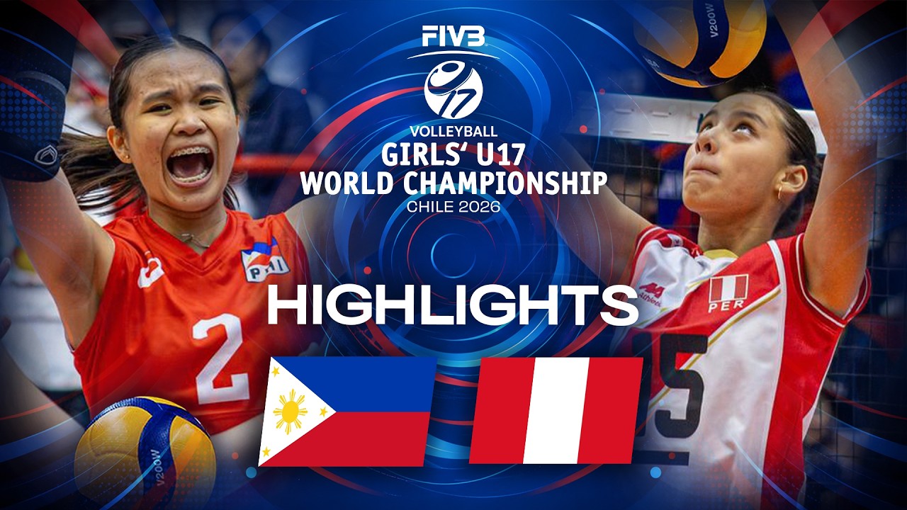 Philippines 🇵🇭 vs. Peru 🇵🇪 - Highlights | Pool Play | Girls' U17 World Championship 2026