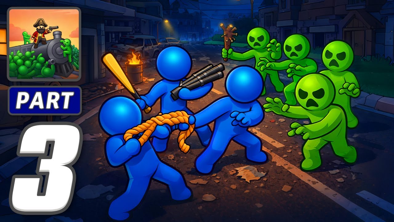 Train Defense: Zombie Game - Gameplay Walkthrough Part 3 - Stop The Undead Horde (iOS, Android)