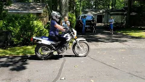 Learning to ride a motorcycle