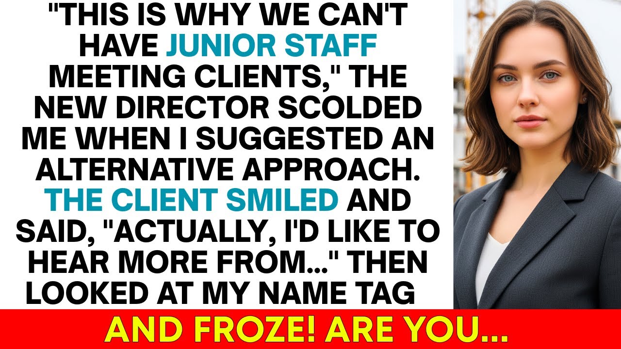 The New Director REPRIMANDED Me In Front Of Clients—Then Found Out...