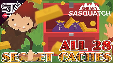 Find All 28 Secret Caches in Sneaky Sasquatch