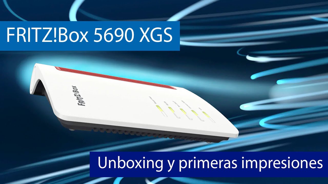 El MEJOR router de fibra con XGS-PON 10G: FRITZ!Box 5690 XGS con Wi-Fi 7 y puerto 10G.