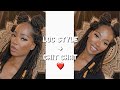 SUPER EASY LOC STYLE | CHIT CHAT + THINKING ABOUT COLORING MY LOCS | Being CHIZ