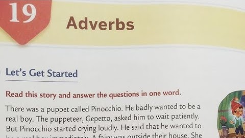 3rd standard Collins solution revised ch-19 English grammar adverbs
