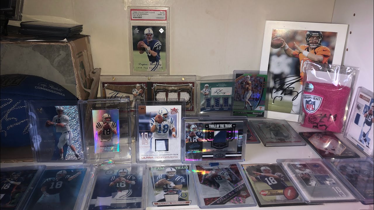 Peyton Manning Card Collection CRAZY CARDS 🔥 🔥 🔥