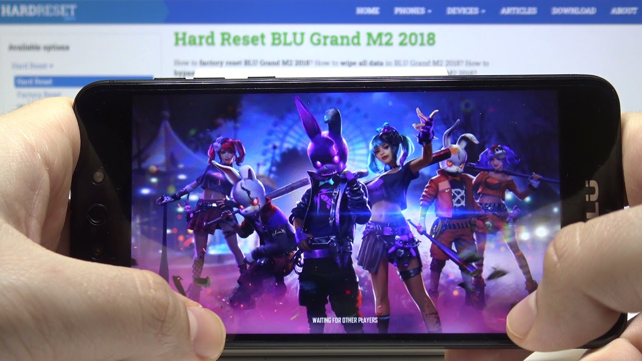 Garena Free Fire Game Test on BLU Grand M2 2018 – Gaming Quality Checkup