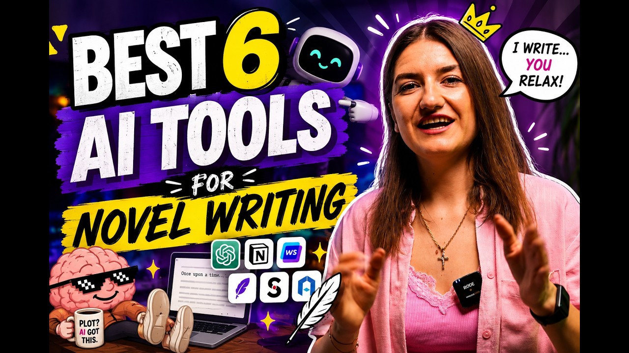 Best 6 AI Tools for Novel Writing - YouTube