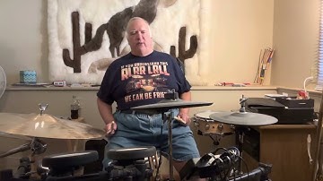 Dave Weckl 9 Stroke Roll as 9 & 10 Sticks only and the original  9 Stroke with Double Bass beats