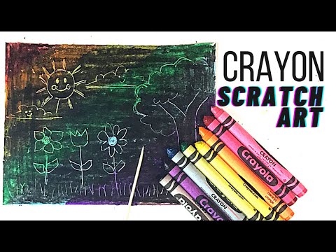 Crayon Scratch Art!