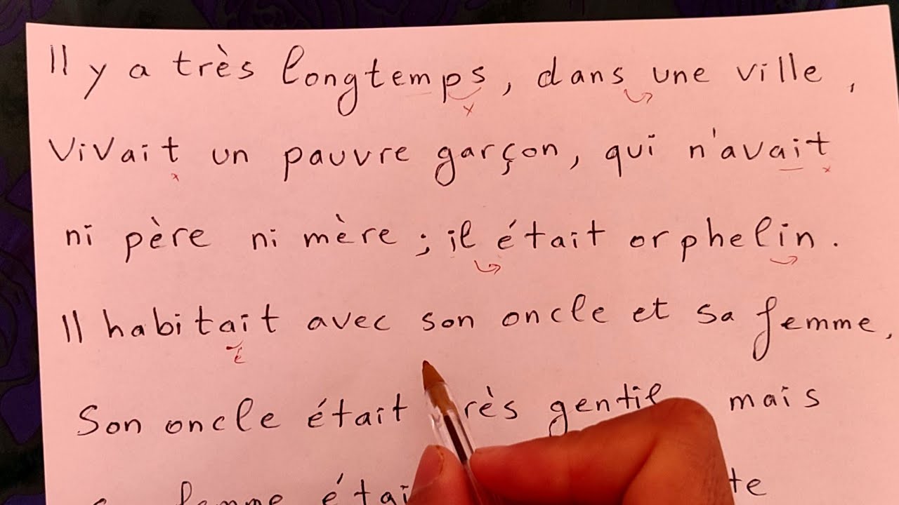 الدرس 35 : قصة طويلة بالفرنسية من أجل إغناء رصيدك المعرفي Histoire d'un pauvre garçon