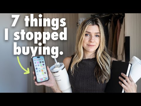 7 Things I Don't Spend Money On Anymore