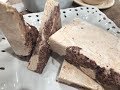 Turrón de maní marmolado casero