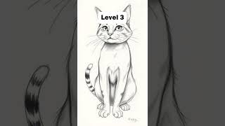 Information 6 Levels of Cat Drawing: How to Draw a Cat #cat #catlover #cats #sketch #drawing #drawingtutorial Guide