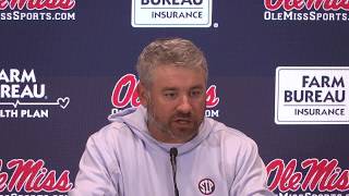 Full Press Conference: Ole Miss head coach Pete Golding speaks ahead of LSU game