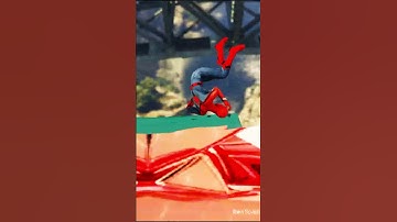 GTA 5 Water Ragdolls - SPIDERMAN Jumps-Fails ep.543(Euphoria Physics