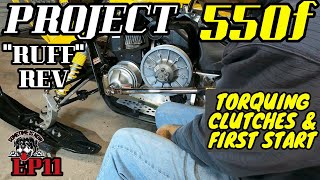 SKIDOO REV MXZ 550f | EP11 | Torquing Clutches and First Start