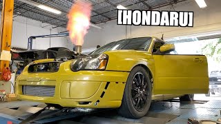 Honda Swapped STI Makes 750+WHP AWD!