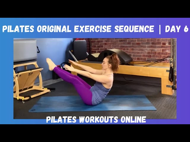 Pilates Exercise Sequence Pilates Original Exercises Day 6 