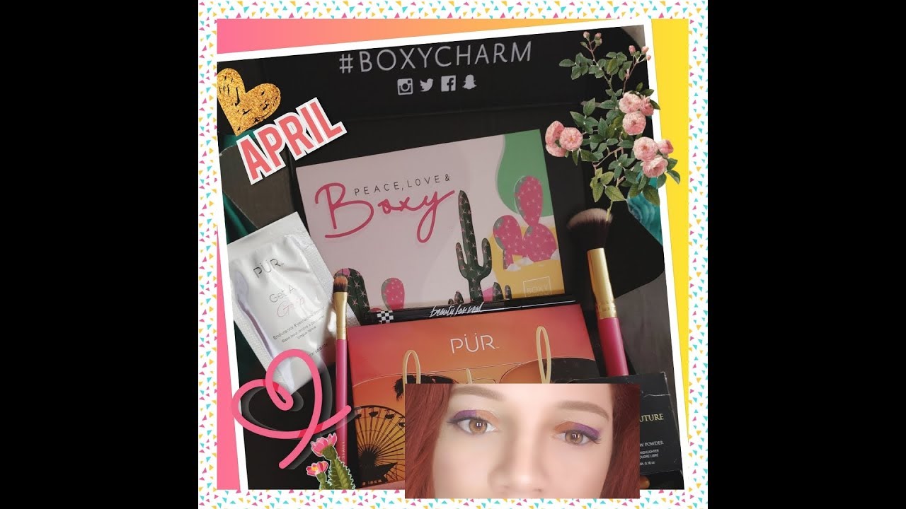 April Boxycharm 2019 unboxing & Try on 