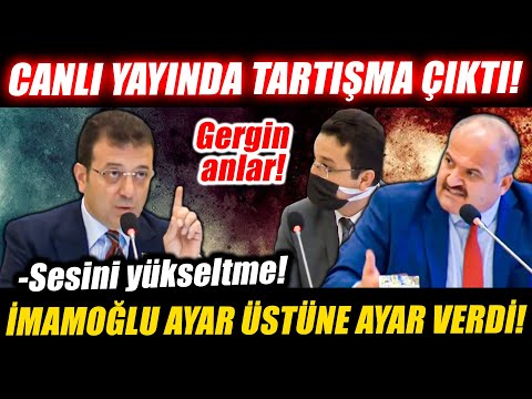 Ekrem İmamoğlu ile Taksiciler Odası Başkanı arasında tartışma çıktı!