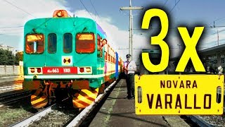 TRIPLA di ALn663 sul TRENO SPECIALE per VARALLO SESIA!