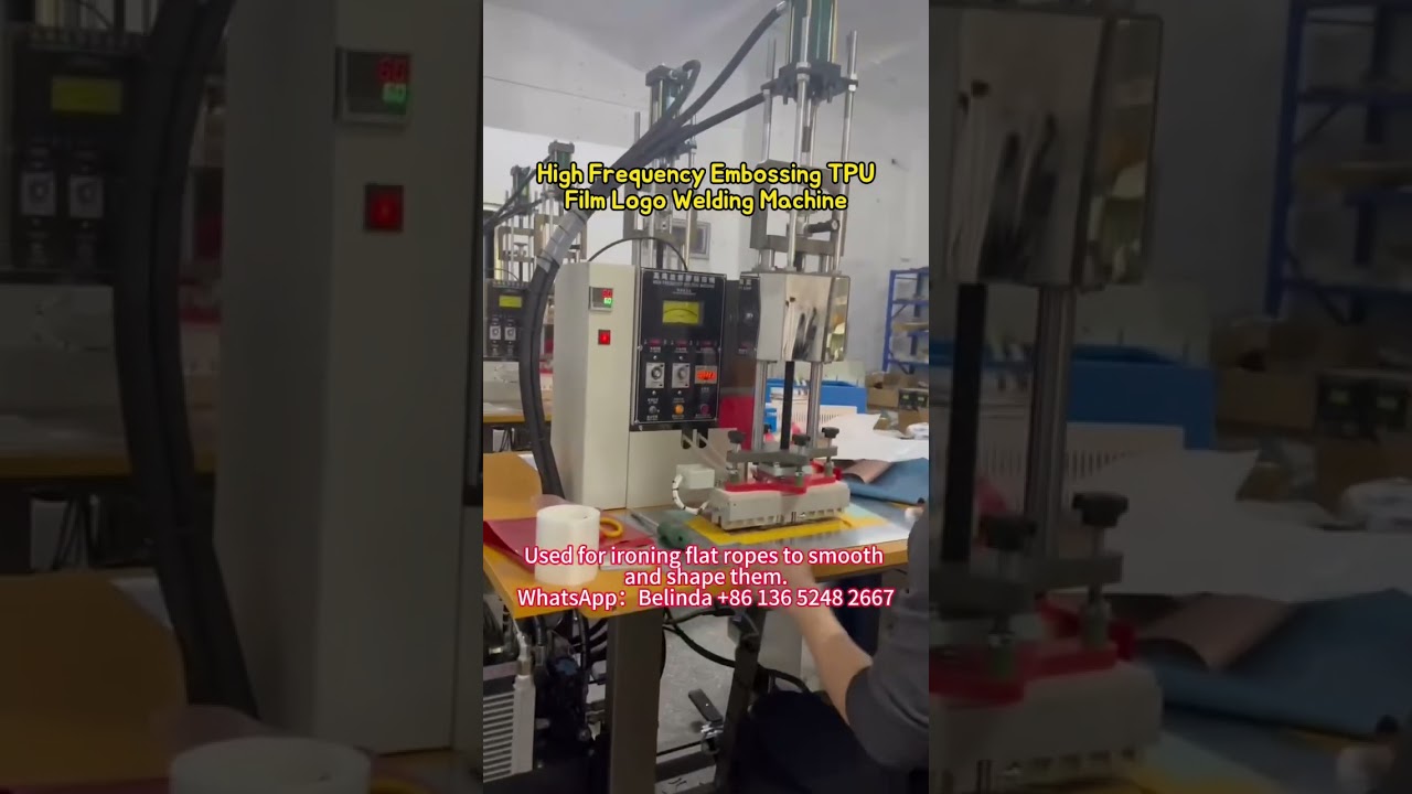 High Frequency Embossing TPU Film Logo Welding Machine