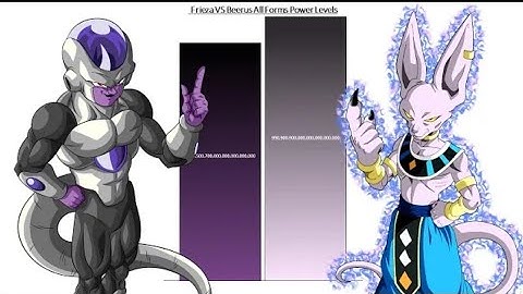Frieza Vs Beerus all forms power levels