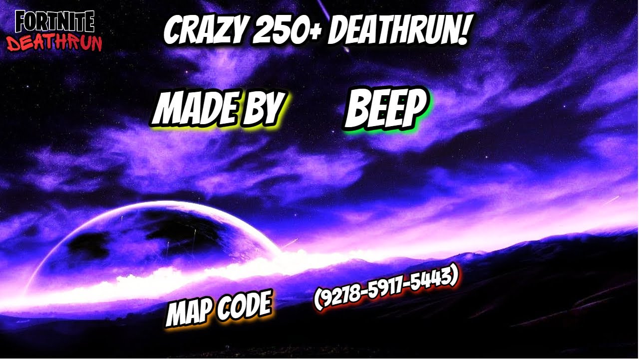 Youtube Deathrun Code CRAZY 250+ DEATHRUN! ~ MADE BY BEEP ~ MAP CODE ~ (9278-5917-5443) - YouTube