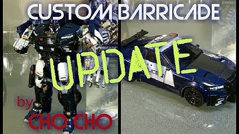 Update: Transformers The Last Knight Barricade Custom TF5 Review