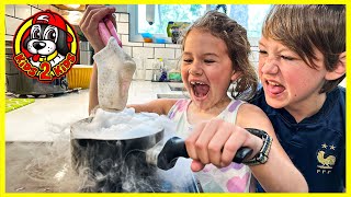 Kids Pretend 👨‍🍳 ROCKS & SOCKS STEW! Caleb & Isabel Bake Croissants for Princess Mary