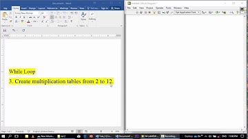 Lab view Sinhala tutorial 10 Create multiplication tables from 2 to 12 - While Loop සිංහල