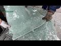 How Construction Laminated Glass Is Recycled? Shredding → Separation → Clean Glass Output