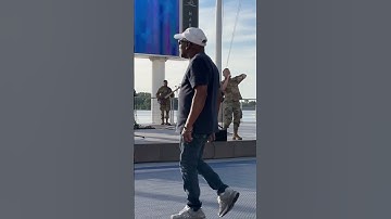 Thumbnail of United States Air Force Band at the National Harbor covering Bruno Mars #24kmagic #usafband