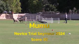 92/100 Elliott's Mumu - Seymour Novice Trial 2024