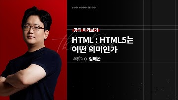 [The RED] 김태곤의 Back to the Basics : HTML5는 어떤 의미인가