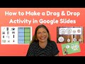 How to Make a Drag & Drop Sorting Activity in Google Slides