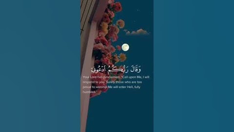 وقال ربكم ادعوني أستجب لكم #سورة غافر #القارئ عمر شامي #shami1wan