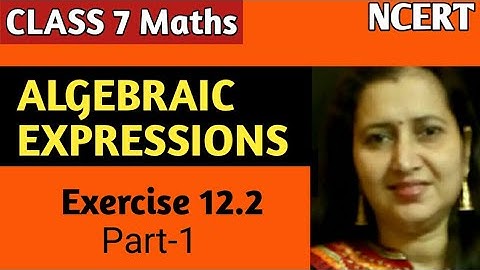 Class 7th Maths|Chapter- 12 Exercise 12.2 Q1|Algebraic Expressions|NCERT|CBSE|Part-1