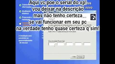 (TUTORIAL)Como Formatar E Instalar O WinXP ... Passo á Passo [FULL HD]