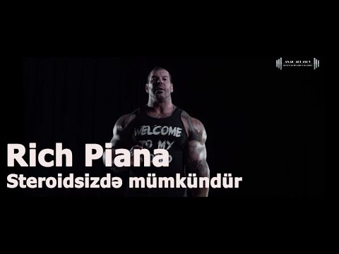 Rich Piana -   Steroidsizdə mümkündür.