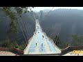 Longest and Highest Glass Bridge Opens in China