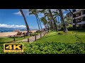 Kaanapali Beach Walk, Maui, Hawaii [4K]