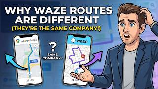 Why Waze Routes Are Different Than Google Maps (They're the Same Company)
