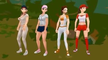 Baseball Girl Pack Demo, 3D Character model on Unity Asset Store!!! #1