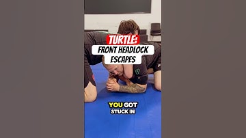 TURTLE FRONT HEADLOCK ESCAPES #bjj #bjjlifestyle #jiujitsu #jiujitsulifestyle